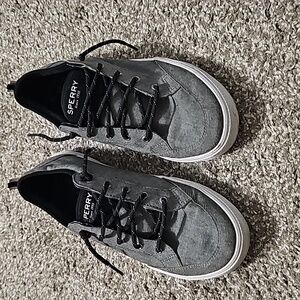 Men's 7M Gray & Black Sperry's in GREAT preowned condition